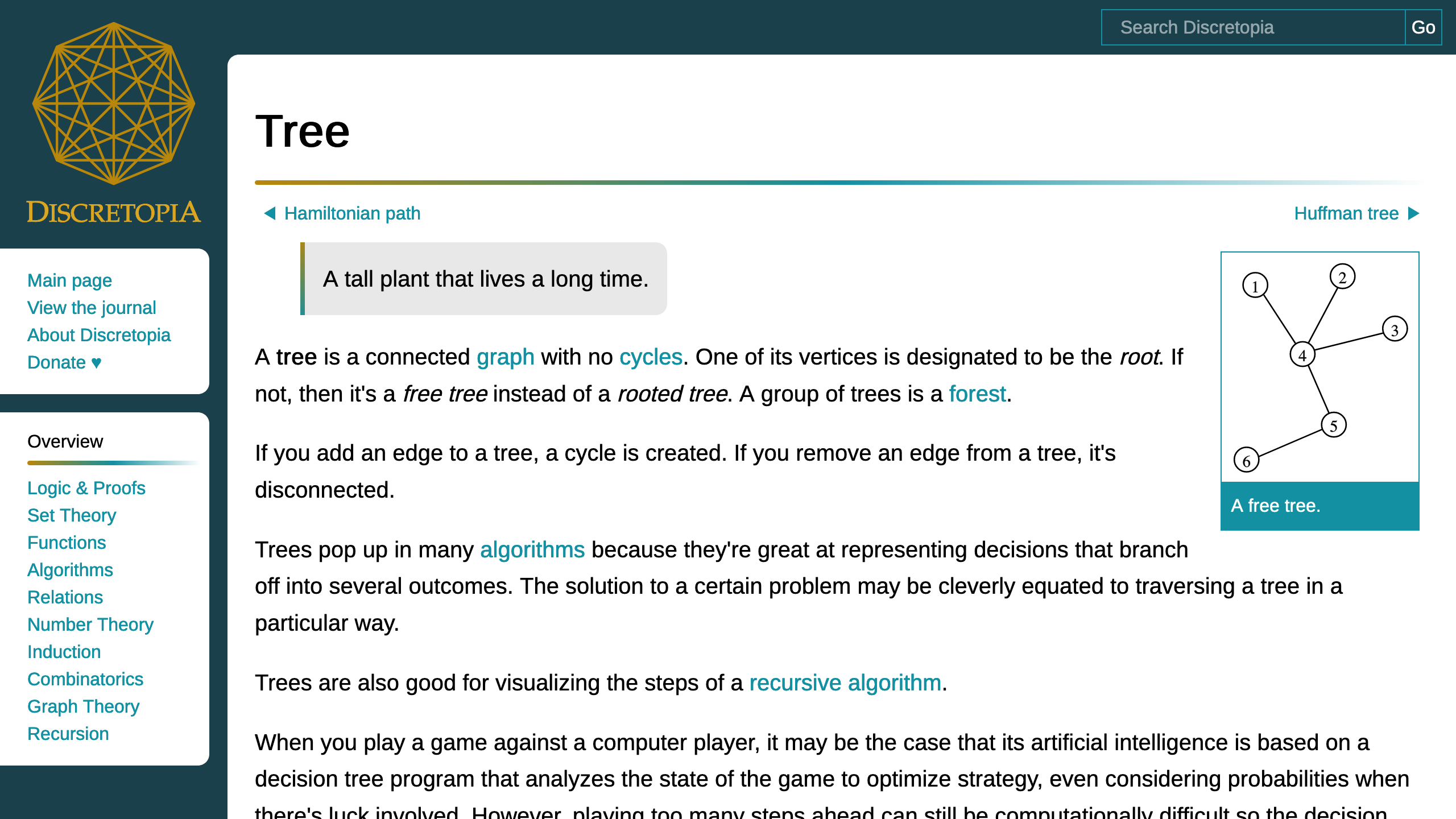 A screenshot of Discretopia.
